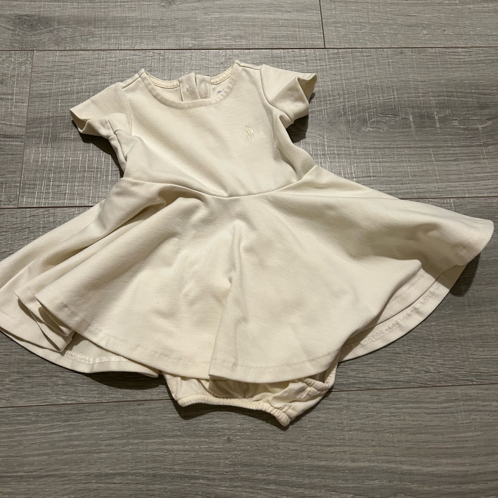 Cream Infant Twirl Dress